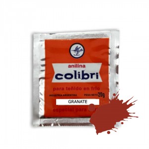 COLIBRI ANILINA GRANATE x 20gr